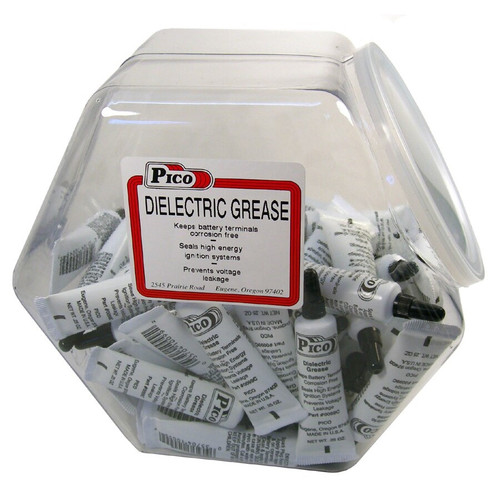 Pico 0005-ZR  1/4 oz Clear Dielectric Grease Tubes 50 per Plastic Jar Image 0