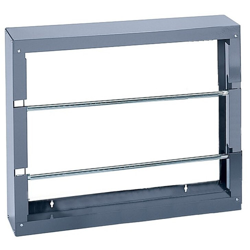 Pico 0021A  Empty 2 Rod Wire Spool Metal Storage / Dispenser Rack 26" wide x 18" tall x 6" deep Image 0