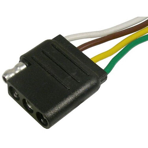 Pico 0714PT  4-Way Female Trailer Electrical Connector 6" Lead Image 0 Pico 0714PT  4-Way Female Trailer Electrical Connector 6" Lead Image 0