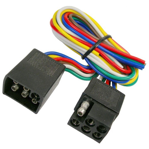 Pico 0717PT  6-Way Shrouded Squared Trailer Electrical Connector 12" Male and Female Image 0