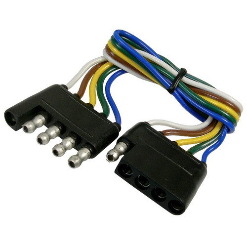 Pico 0718A   5-Way Trailer Electrical Connector 12" Male and Female 25 per Package Image 0