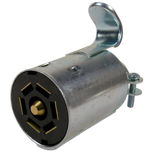 Pico 0722PT  Metal 7-Pole 40 amp RV Blade Male Plug Trailer Electrical Connector Image 0