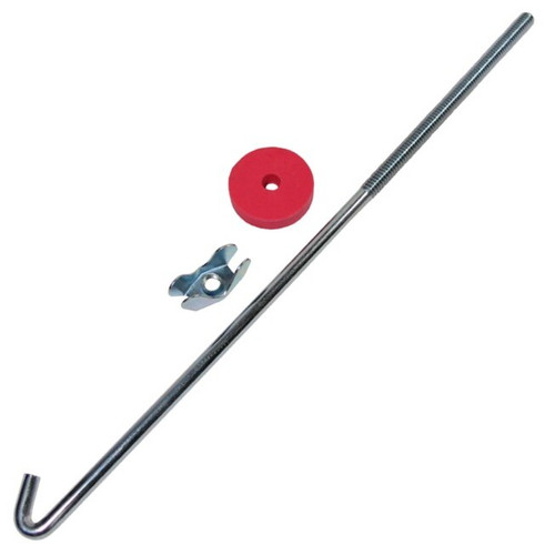 Pico 0861PT  8" x 1/4" J-Style Battery Hold Down Bolt 1 Per Package Image 0