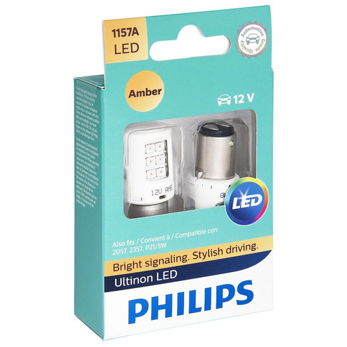 Philips 1157ALED  Ultinon LED - Amber - 2 per Package Image 0 Philips 1157ALED  Ultinon LED - Amber - 2 per Package Image 0