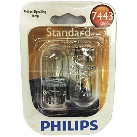 Philips 7443  Standard Miniature Bulbs - 2 Bulbs per Package (7443B2) Image 0