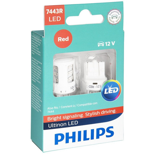 Philips 7443RLED  Ultinon LED - Red - 2 per Package Image 0 Philips 7443RLED  Ultinon LED - Red - 2 per Package Image 0