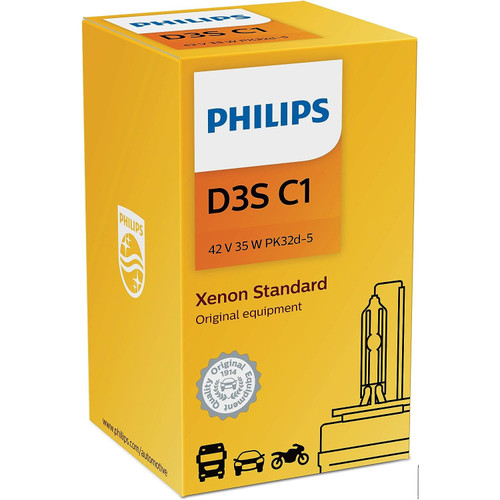 Philips D3S  Standard Xenon HID Headlight Bulb - 1 per Package (D3SC1) (42302C1) Image 2