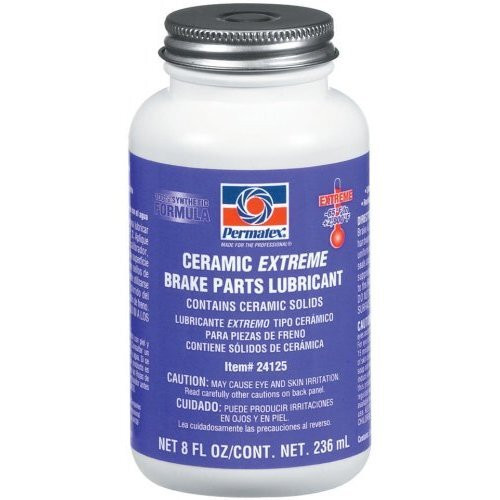 Permatex 24125  Ceramic Extreme Brake Parts Lubricant - 8 oz Brush-top Bottle Image 0
