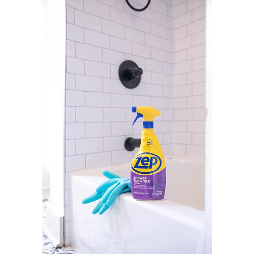 Zep Commercial ZUSTT32PF  Shower, Tub & Tile Cleaner - 32-oz Bottle Image 3