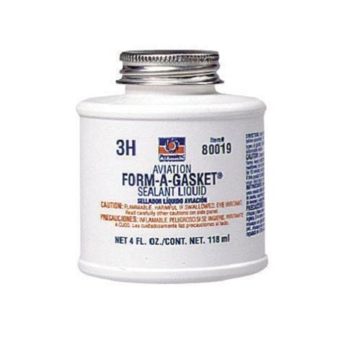 Permatex 80019  Aviation Form-A-Gasket No. 3 Sealant - 4 oz Bottle (3H) Image 0