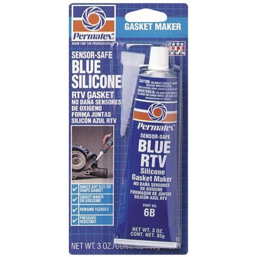Permatex 80022  Sensor-Safe Blue RTV Silicone Gasket Maker - 3 oz Tube (6B) Image 0