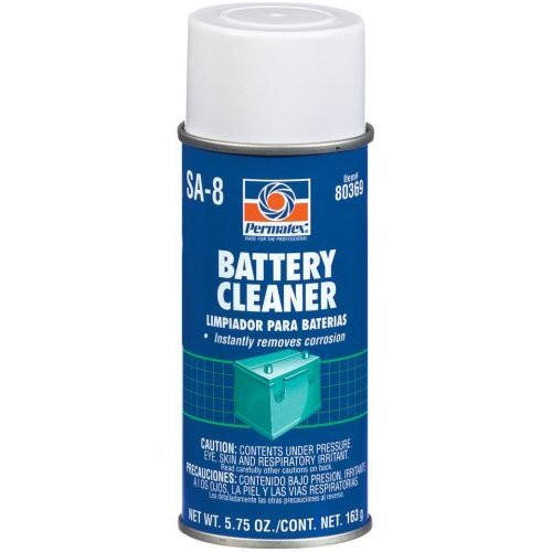 Permatex 80369  Battery Cleaner - 6 oz. Aerosol Can, 5.75 oz net wt. (SA8) Image 0