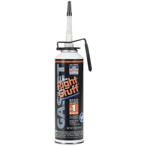 Permatex 85224  "THE RIGHT STUFF" Rubber Gasket Maker - 7.5 oz Power-Bead Can Image 0