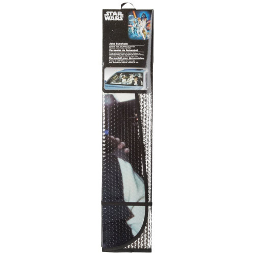 PlastiColor 3700R01  Accordion-Style Sunshade with Star Wars Millennium Falcon Image 2