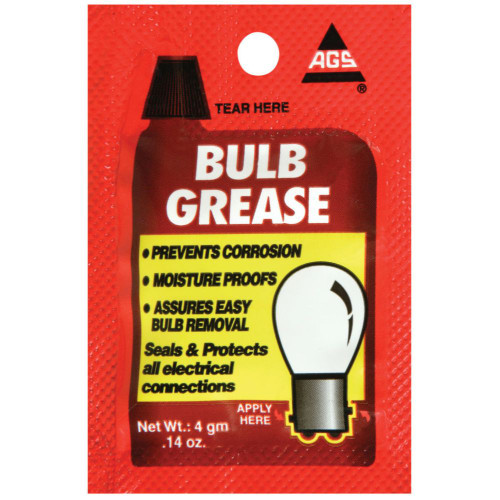 AGS Company BG-1  Bulb Dielectric Grease 4 gram Single Use Packet Image 0