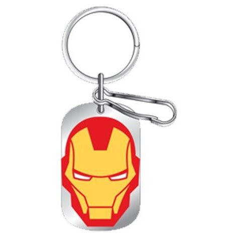 PlastiColor 4337R01  Enamel Key Chain with Marvel Iron Man Image 0