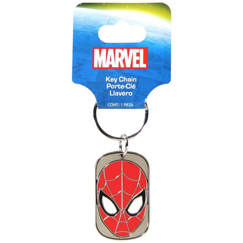 PlastiColor 4362R01  Enamel Key Chain with Marvel Spiderman Image 1