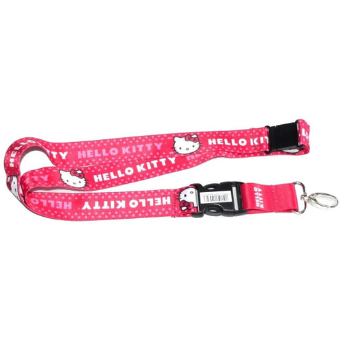 PlastiColor 4430R01  Lanyard Key Chain with Hello Kitty Image 0