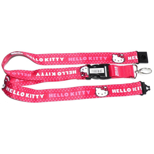 PlastiColor 4430R01  Lanyard Key Chain with Hello Kitty Image 1