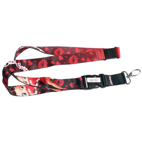 PlastiColor 4429R01  Lanyard Key Chain with Betty Boop Image 0
