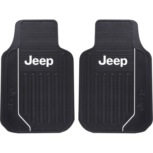 Plasticolor 1616R01  Jeep Elite Series Floor Mats with Jeep Logo Image 1