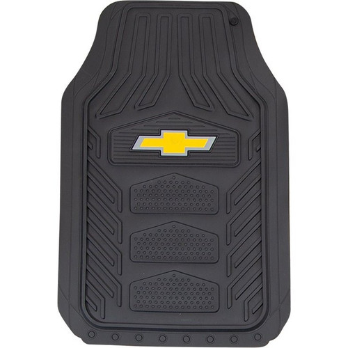 Plasticolor 1664R03  WeatherPro Floor Mats with Chevy Logo - 4 Piece Set Image 1