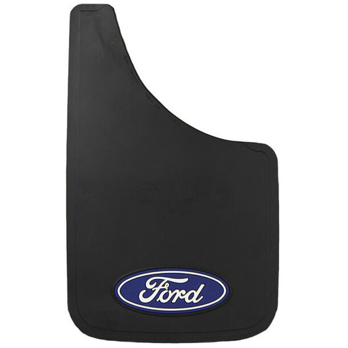 Plasticolor 488R01  Easy Fit 9" x 15" Mud Guards with Ford Oval Logo - Set of 2 Image 0