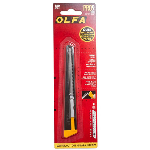 Olfa 5001  9mm Multi-Purpose Metal Handle Precision Snap-Blade Knife (180) Image 4