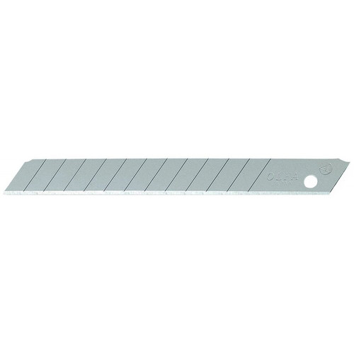 Olfa 5010  9mm Replacement Precision Silver Snap-Off Blades - 10 per Package (AB-10B) Image 0