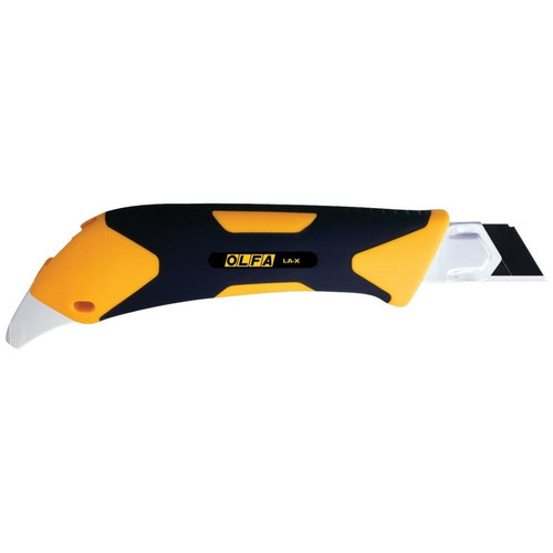 Olfa 1072198  18mm Fiberglass-Reinforced Snap Off Utility Knife with Auto-lock Slide and Rubber Grip (LA-X) Image 1