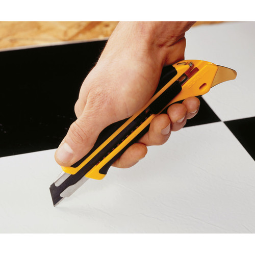 Olfa 1072198  18mm Fiberglass-Reinforced Snap Off Utility Knife with Auto-lock Slide and Rubber Grip (LA-X) Image 2