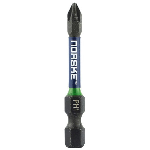 Norske Tools  NIBBI058  2" x #1 Phillips Power Impact Torsion Driver Bits - 10 per Package Image 0