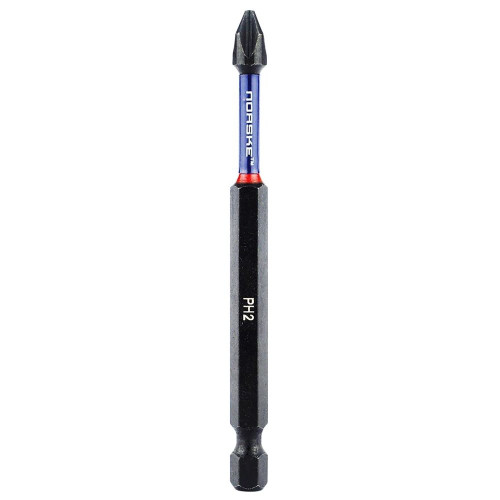 Norske Tools  NIBBI069  3-1/2" x #2 Phillips Power Impact Torsion Driver Bits - 10 per Package Image 0