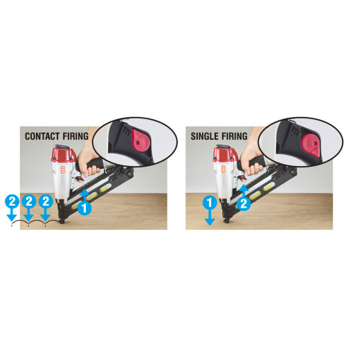 Max USA  NF665A/15  SuperFinisher 15 Gauge Angled Finish Nailer Image 1