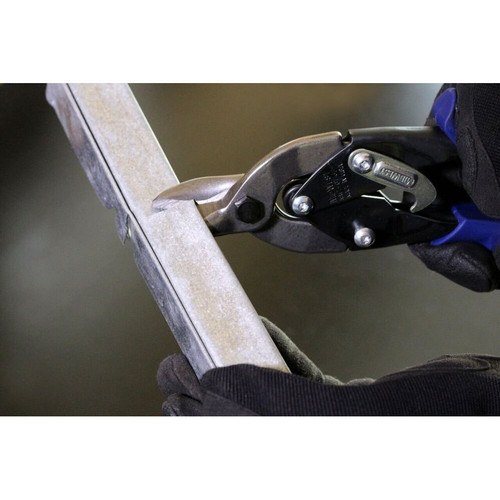 Midwest Tool & Cutlery MWT-6716B  9" Bulldog Aviation Snips with Straight Cut and Serrated Blades Image 1