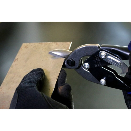 Midwest Tool & Cutlery MWT-6716B  9" Bulldog Aviation Snips with Straight Cut and Serrated Blades Image 2