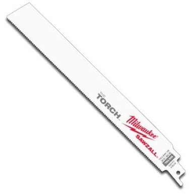 Milwaukee 48-00-5787  9" x 14TPI The Torch Sawzall Blade for Demolition Metal Cutting 5 Blades per Pack Image 0