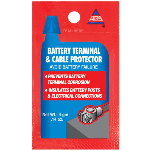 AGS Company BT-1  Battery Terminal & Cable Protector Dielectric Grease 4 gram Single Use Packet Image 0