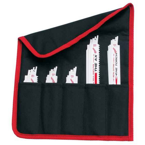 Milwaukee 49-22-1129  The Ultimate Demolition Kit 12 Sawzall Blades in 5 Sizes and Pouch Image 0