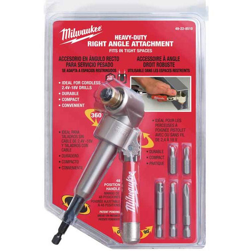 Milwaukee 49-22-8510  Heavy Duty Right Angle Drill Attachment Kit Image 0