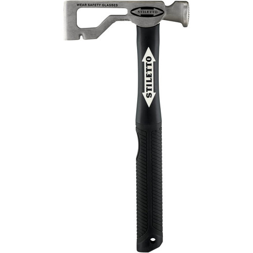 Stiletto  DRYAXE9-F  9 oz Titanium Drywall Hatchet with 13.5" Fiberglass Handle Image 1
