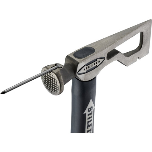 Stiletto  DRYAXE9-F  9 oz Titanium Drywall Hatchet with 13.5" Fiberglass Handle Image 2