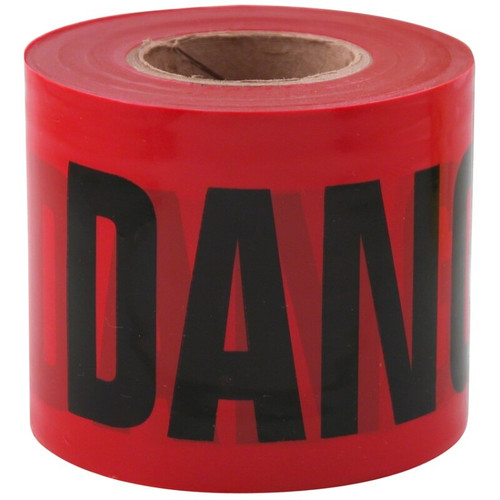 Empire Level 77-0204  200' x 3'' DANGER / PELIGRO Safety Barricade Tape Image 0