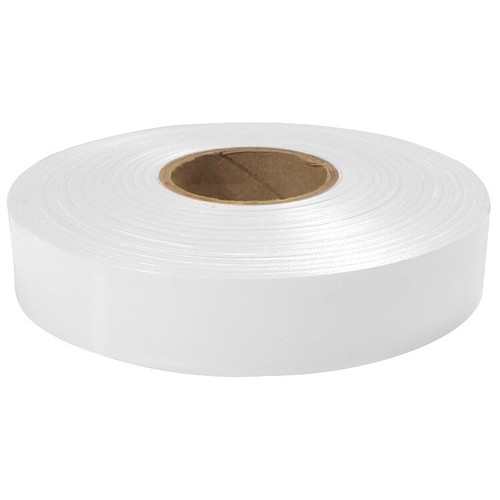 Empire Level 77-066  600' x 1" Roll Flagging Tape White Image 0