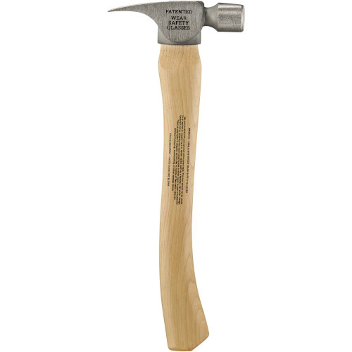 Stiletto FH10-C 10 oz Titanium Smooth Face Finish Hammer with 14" Curved Handle Image 1
