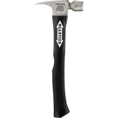 Stiletto  FH10C-F  10 oz Titanium Smooth Face Hammer, 14.5" Hybrid Fiberglass Handle Image 1
