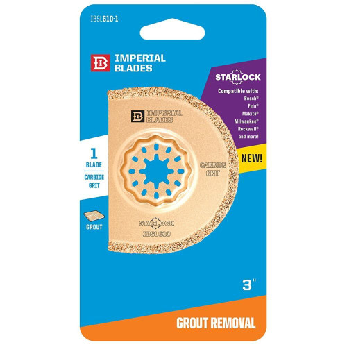 Imperial Blades  IBSL610-1  Starlock 3" Segmented Carbide Grit Blade - 1 Blade Per Package Image 1