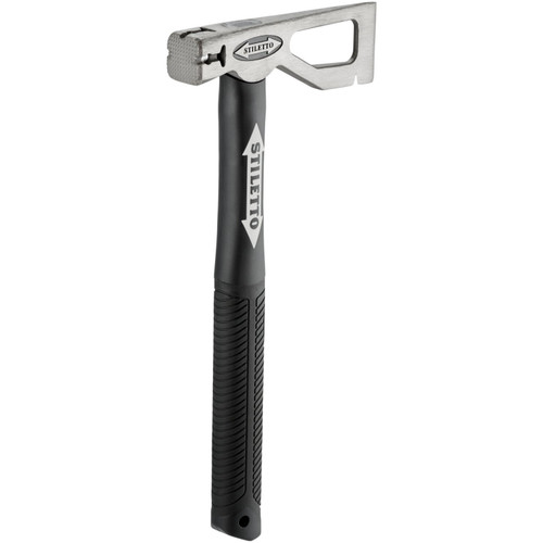 Stiletto  LATHAXE10-F  10 oz Titanium Lather's / Roofing Hatchet with 13.5" Fiberglass Handle Image 0 Stiletto  LATHAXE10-F  10 oz Titanium Lather's / Roofing Hatchet with 13.5" Fiberglass Handle Image 0