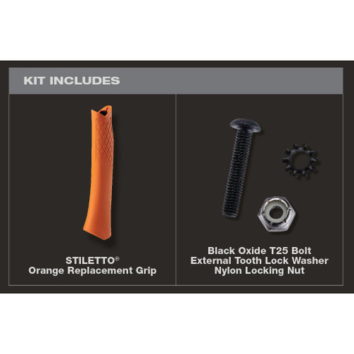 Stiletto TBRG-O  Orange Tibone Replacement Grip  Image 2