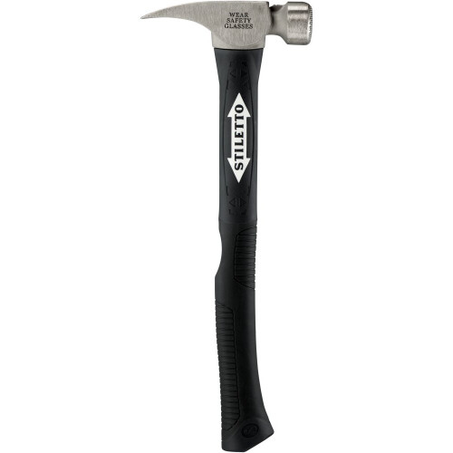 Stiletto  TI12MC-F  12 oz Titanium Milled Face Hammer 16" Hybrid Fiberglass Handle Image 1